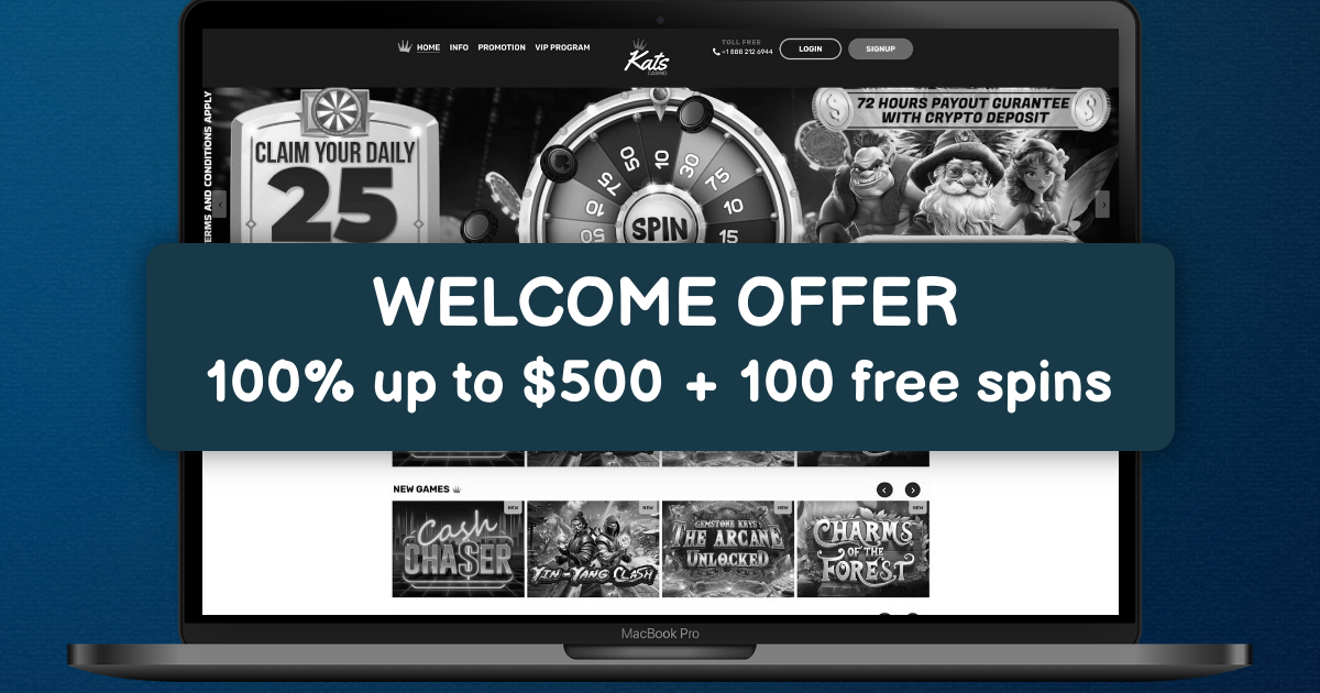 Kats Casino banner